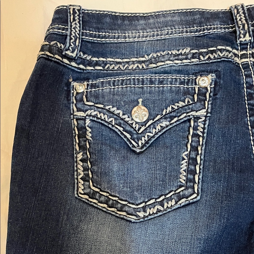 Miss Me Dark Blue Chloe Boot Jeans - Picture 10 of 16